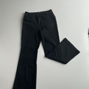 Oak NY Wide Leg Black Jeans Trousers for Women